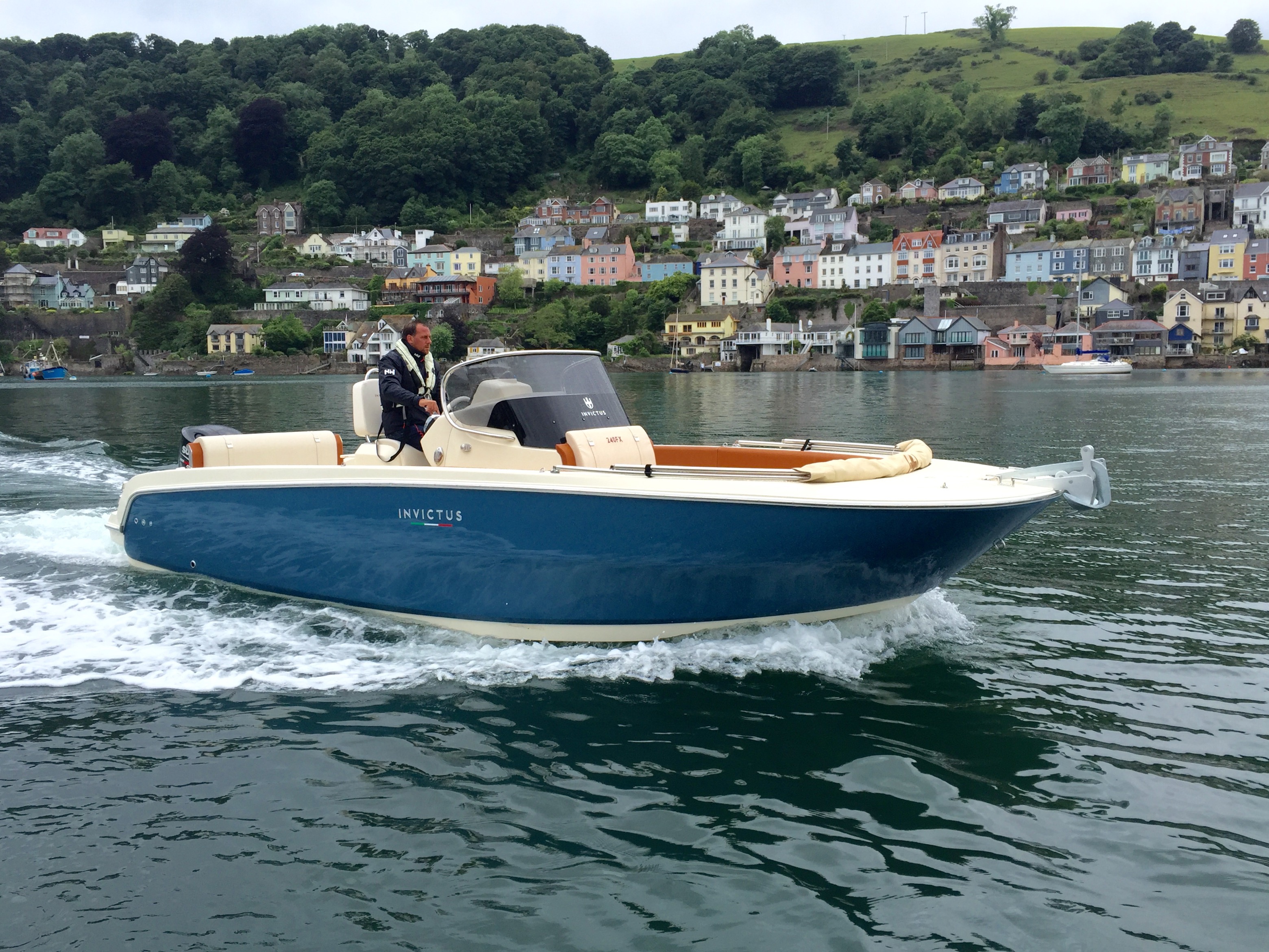 Invictus 240FX on Photo shoot in Dartmouth for MBY