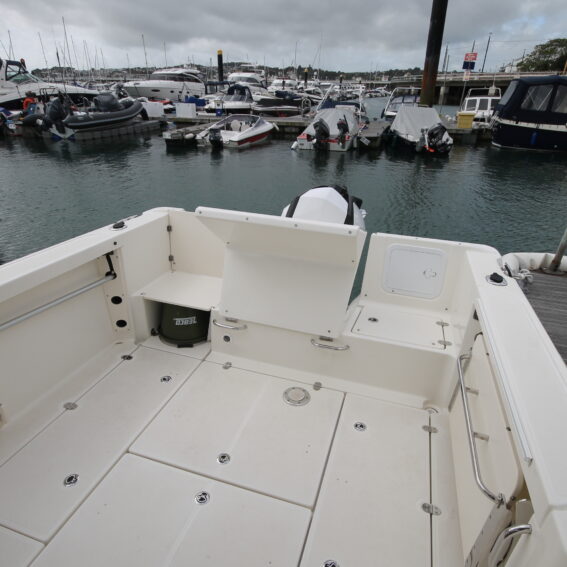 Quicksilver 605 PilotHouse for Sale in Devon - Deck Space and Lockers