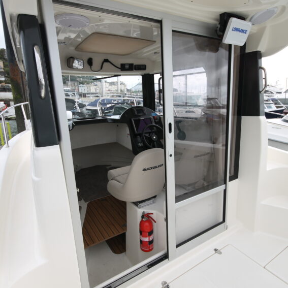 Quicksilver 605 PilotHouse for Sale in Devon - Sliding Door 2