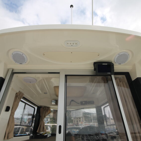 Quicksilver 605 PilotHouse for Sale in Devon - Sunshade and External Lowrance Screen