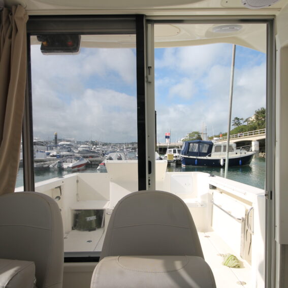 Quicksilver 605 PilotHouse for Sale in Devon - Sliding Door