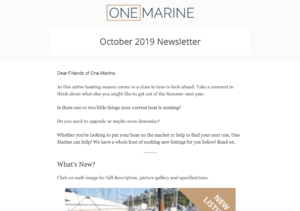 One Marine Newsletter