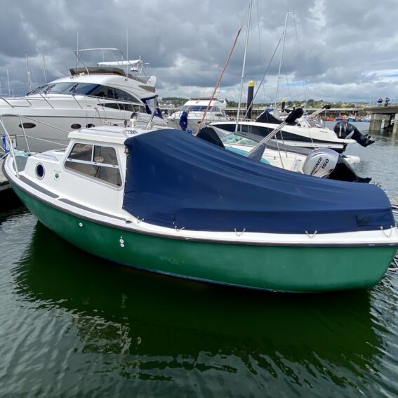 Trusty 21 Cuddy Cabin Fishing Boat For Sale in Devon UK