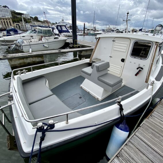 Trusty 21 Cuddy Cabin Fishing Boat For Sale in Devon UK