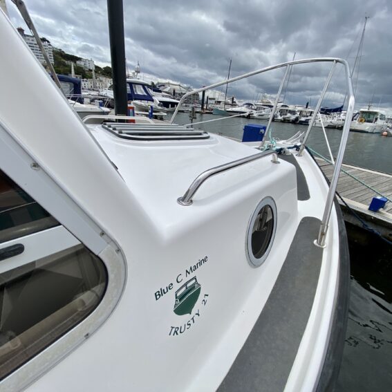 Trusty 21 Cuddy Cabin Fishing Boat For Sale in Devon UK