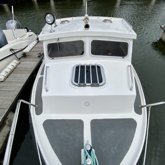 Trusty 21 Cuddy Cabin Fishing Boat For Sale in Devon UK