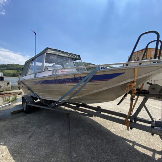 Master 540 Aluminium Work Boat for Sale in Cornwall Devon UK